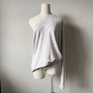 6(ROKU) Japan United Arrows Cotton Silk Asymmetric Knit